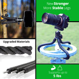 kobratech triflex pro flexible tripod for camera and phone with bluetooth remote shutter