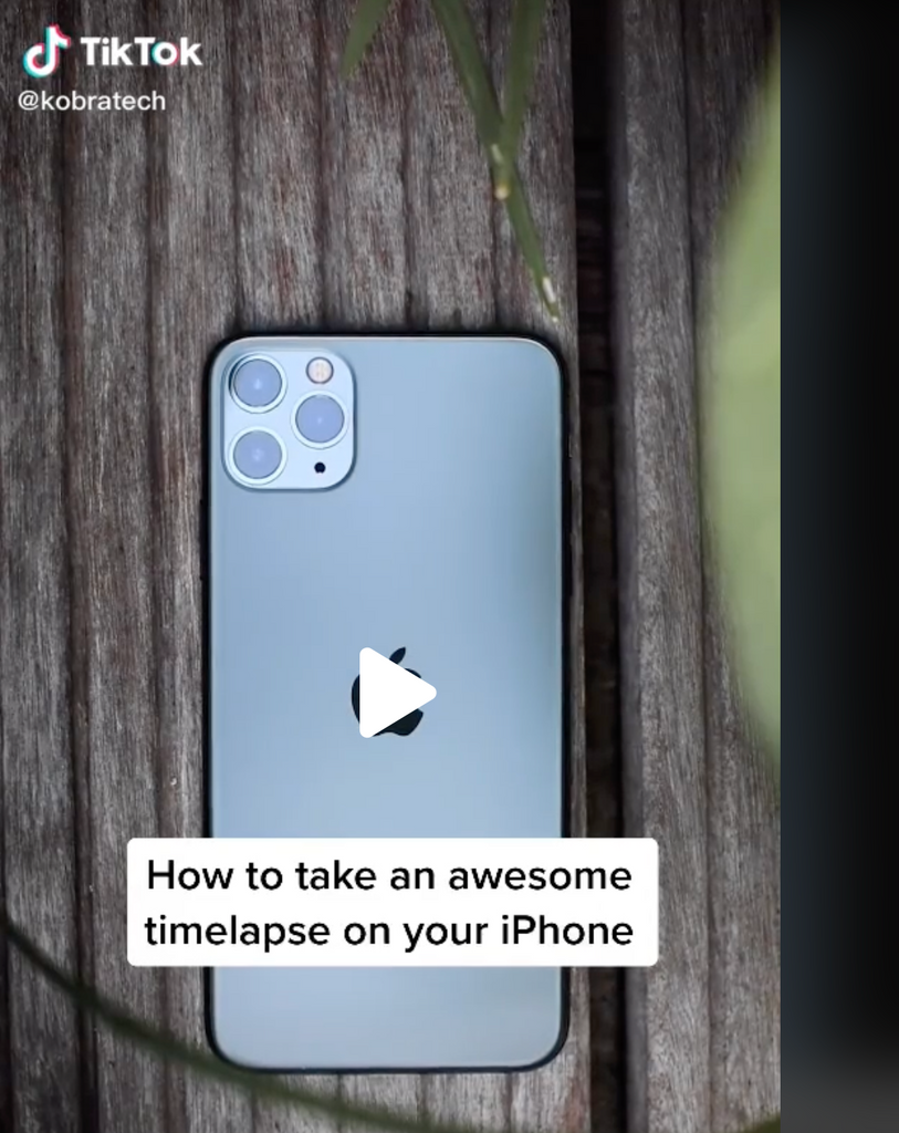 TIP OF THE WEEK: Time-lapse Videos