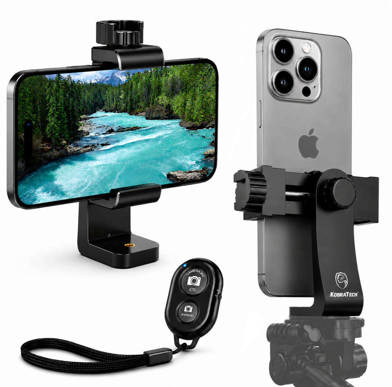 UniMount 360 Phone Tripod Mount + Remote